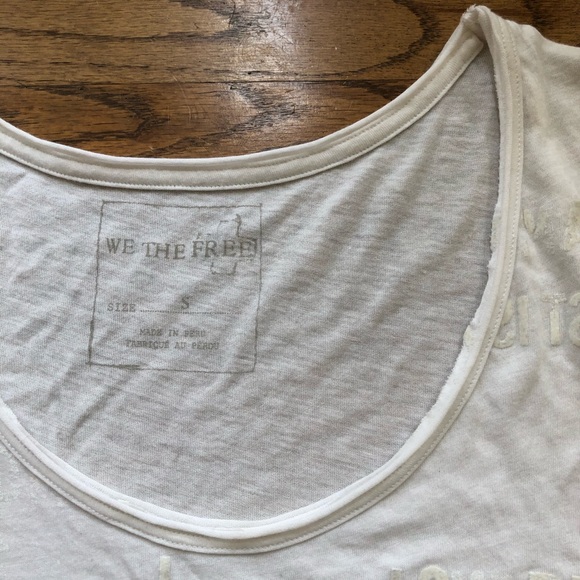 FP White Worded Tee - Picture 2 of 6